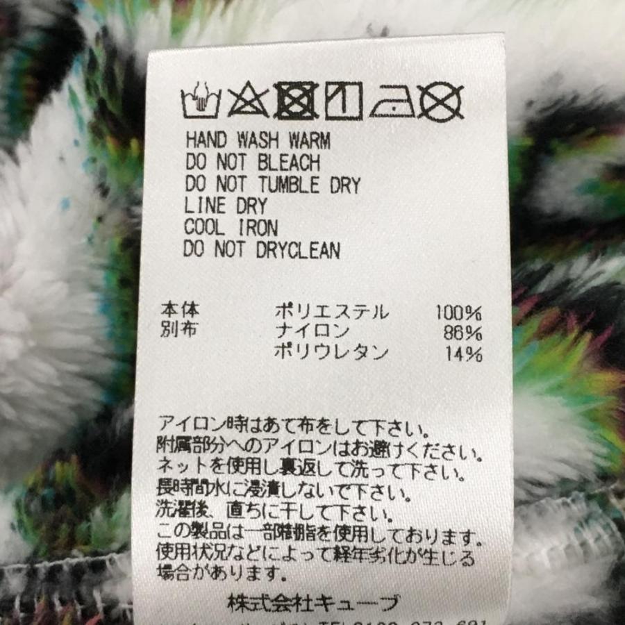 新品】マークアンドロナ ボアブルゾン 白×カーキ ロゴ・スカル総 新品】マークアンドロナ ボアブルゾン 白×カーキ ロゴ・スカル総