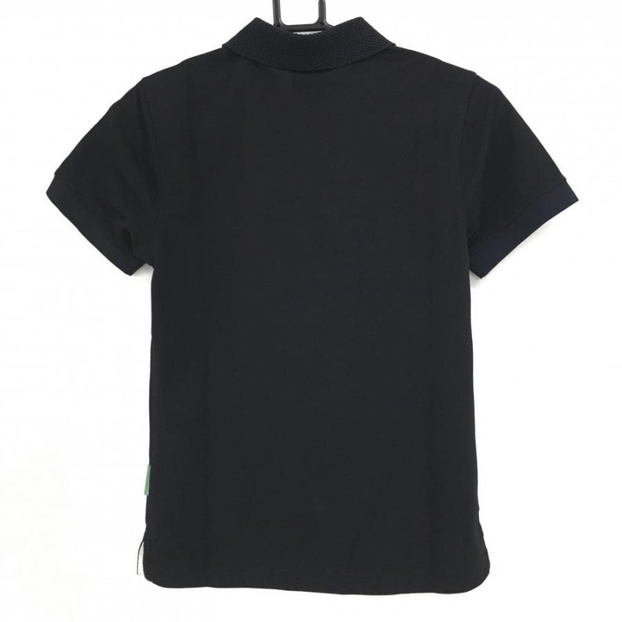 MARK&LONA マークアンドロナ 半袖ポロシャツ 黒 胸スカル