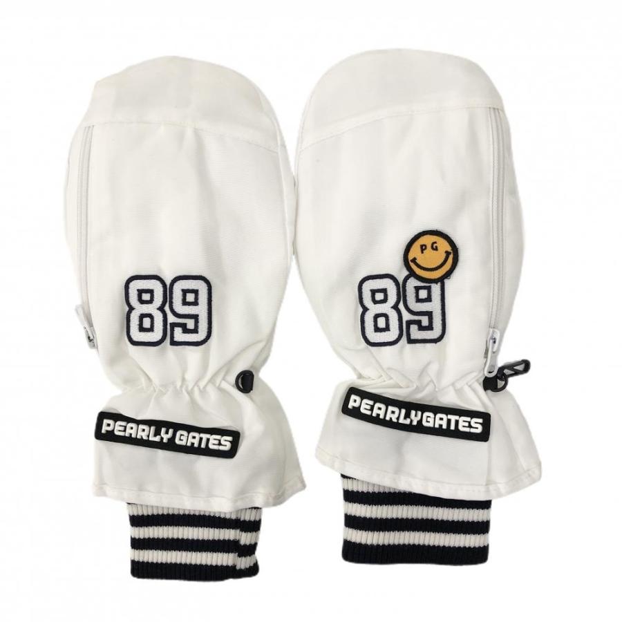 パーリーゲイツ ミトン グローブ 手袋 迷彩 ニコちゃん スマイリー