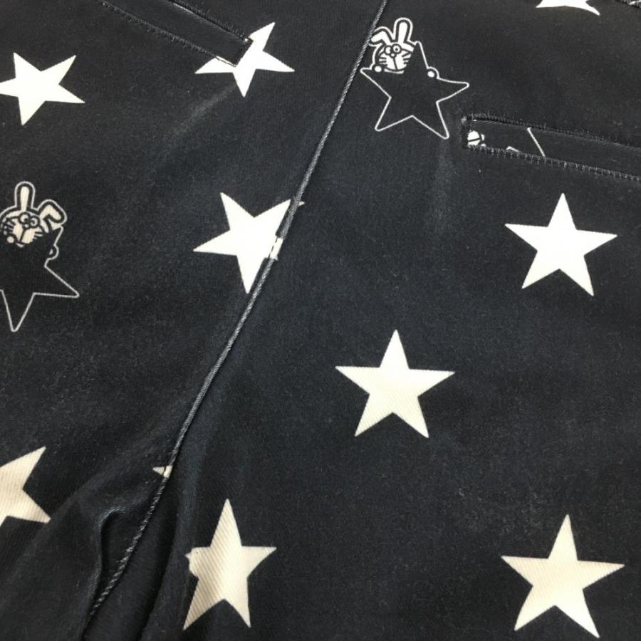ジャックバニー×ドラえもん パンツ ネイビー×白 星柄 スター 裏 ジャックバニー×ドラえもん パンツ ネイビー×白 星柄 スター 裏