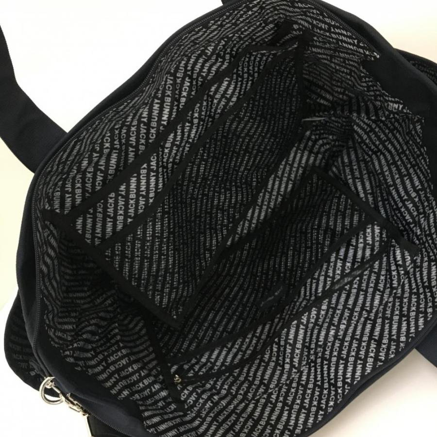 超美品】ジャックバニー 2WAYロッカーバッグ ネイビー×白 ビッグ 超美品】ジャックバニー 2WAYロッカーバッグ ネイビー×白 ビッグ