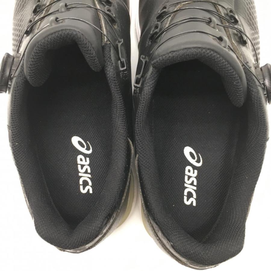 美品】アシックス ゴルフシューズ 黒×シルバー GEL-ACETOUR3 美品】アシックス ゴルフシューズ 黒×シルバー GEL-ACETOUR3