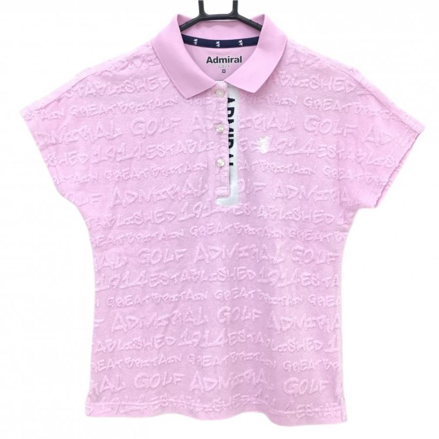 Admiral（アドミラル） 【美品】アドミラル 半袖ポロシャツ ピンク