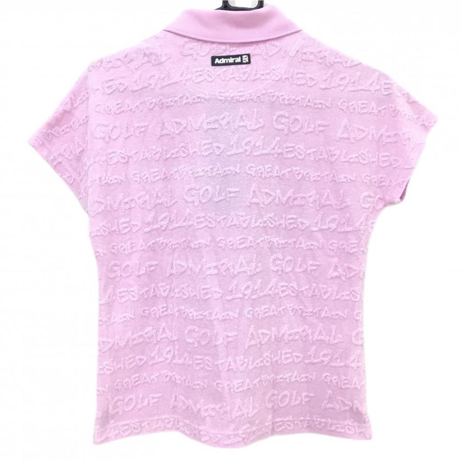 Admiral レディース Tシャツ ピンク Admiral（アドミラル） 【美品】アドミラル 半袖ポロシャツ ピンク