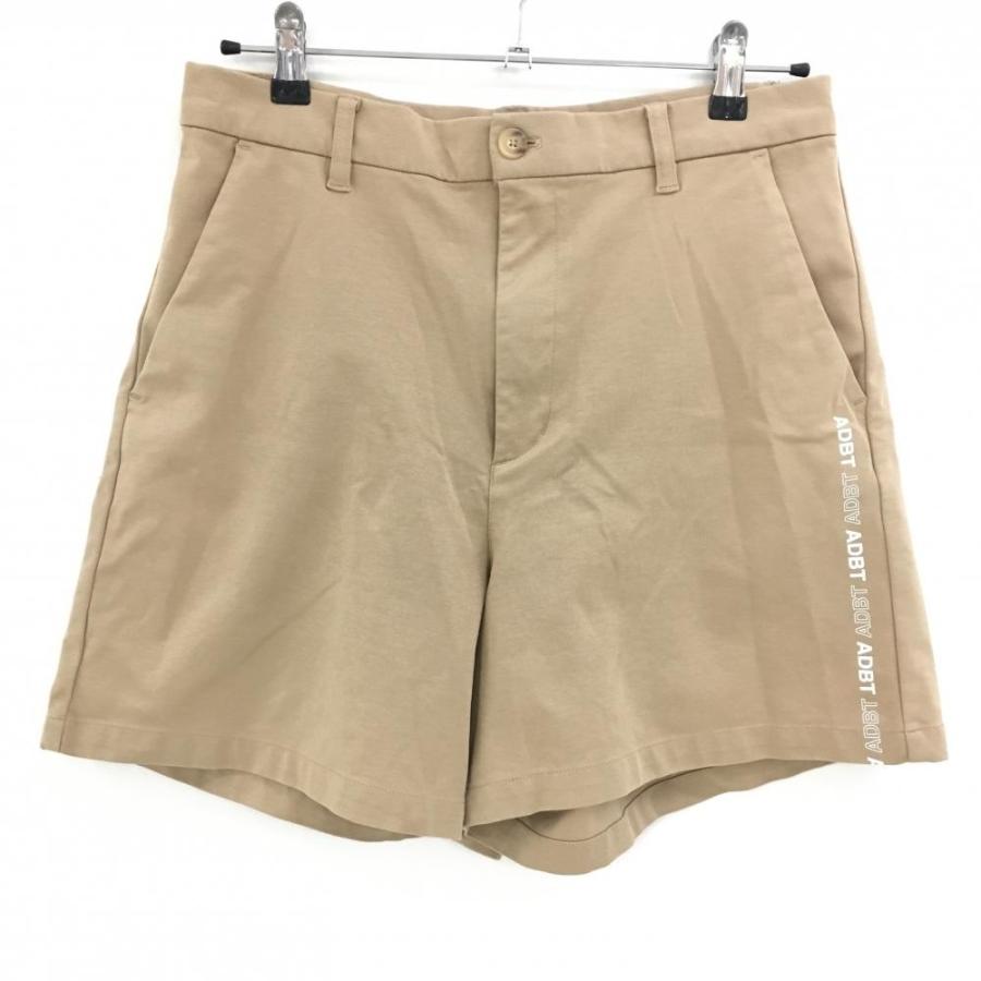 adabat アダバット キュロットスカート ライトブラウン サイドロゴ  