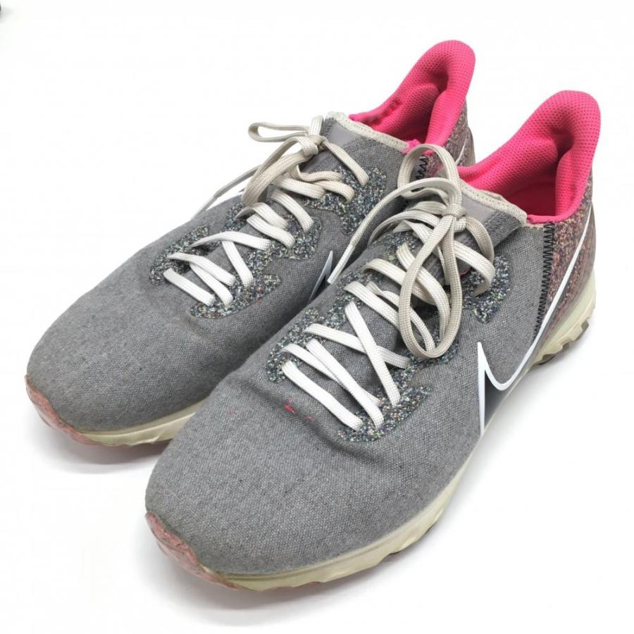 ナイキ ゴルフシューズ グレー×ピンク DD9596-100 エアズーム