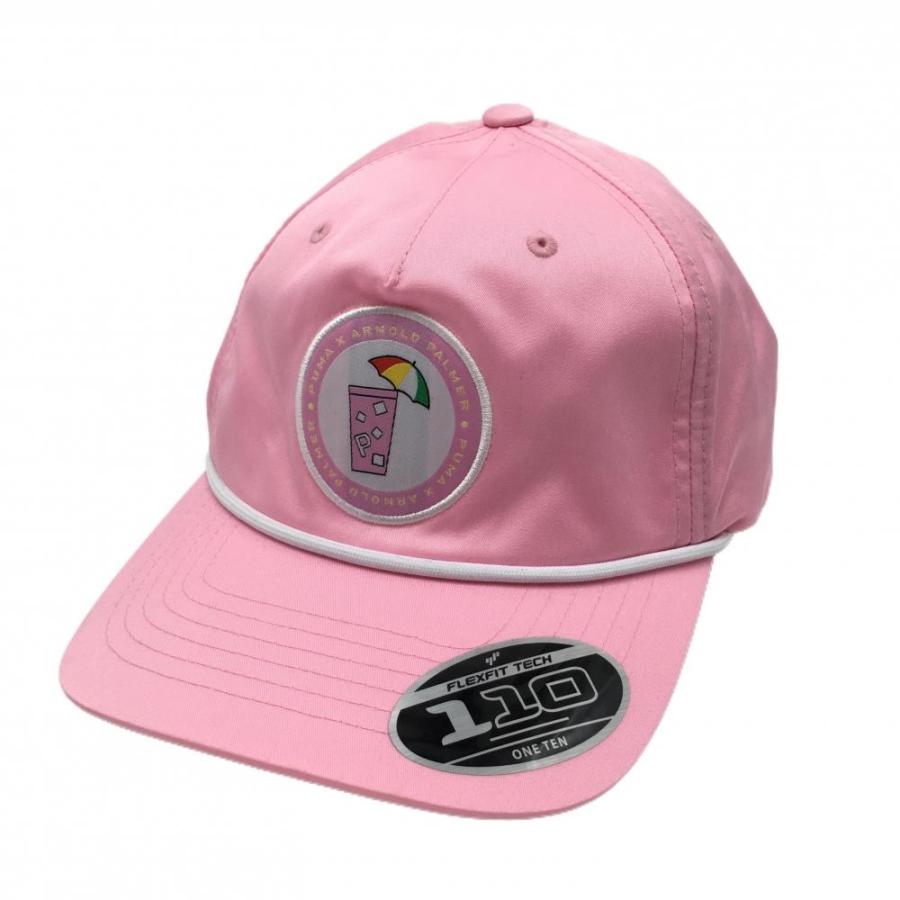 超美品】プーマ×アーノルドパーマー キャップ ピンク×白