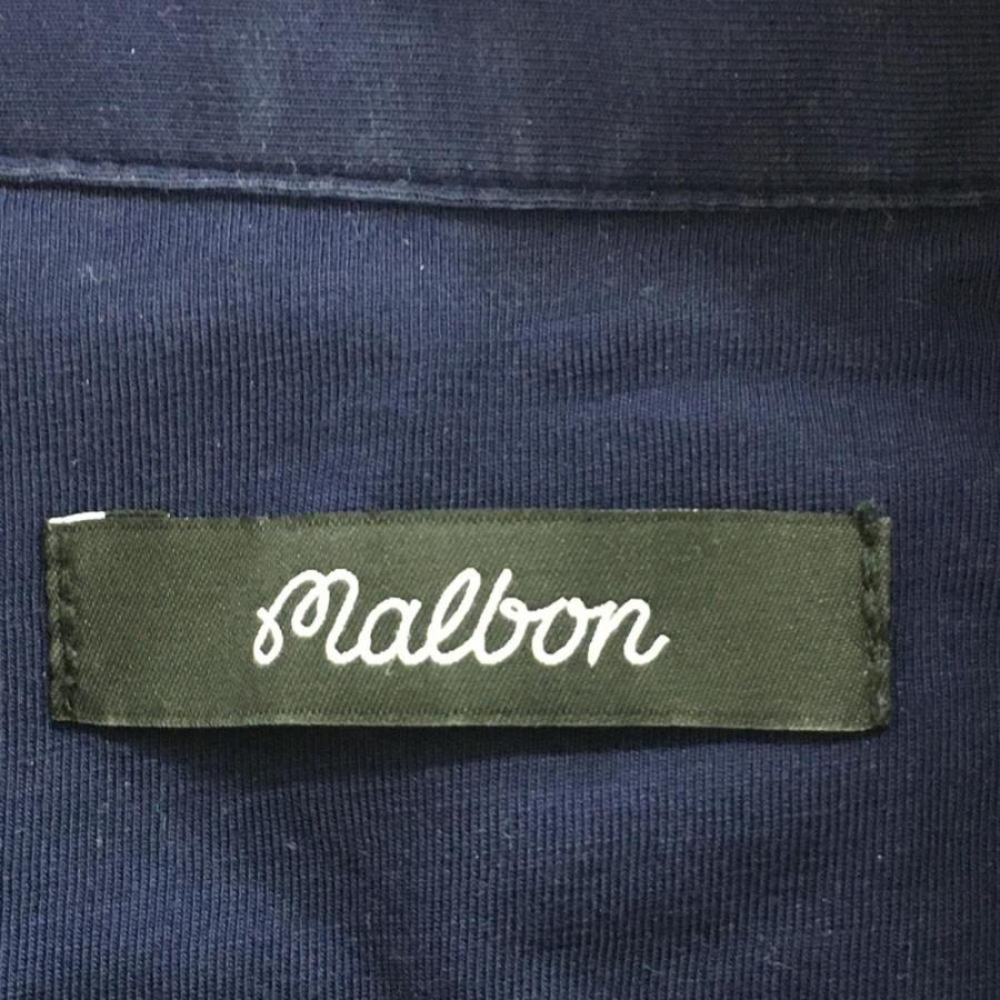 Malbon Golf（マルボンゴルフ） マルボン 半袖ポロシャツ ネイビー