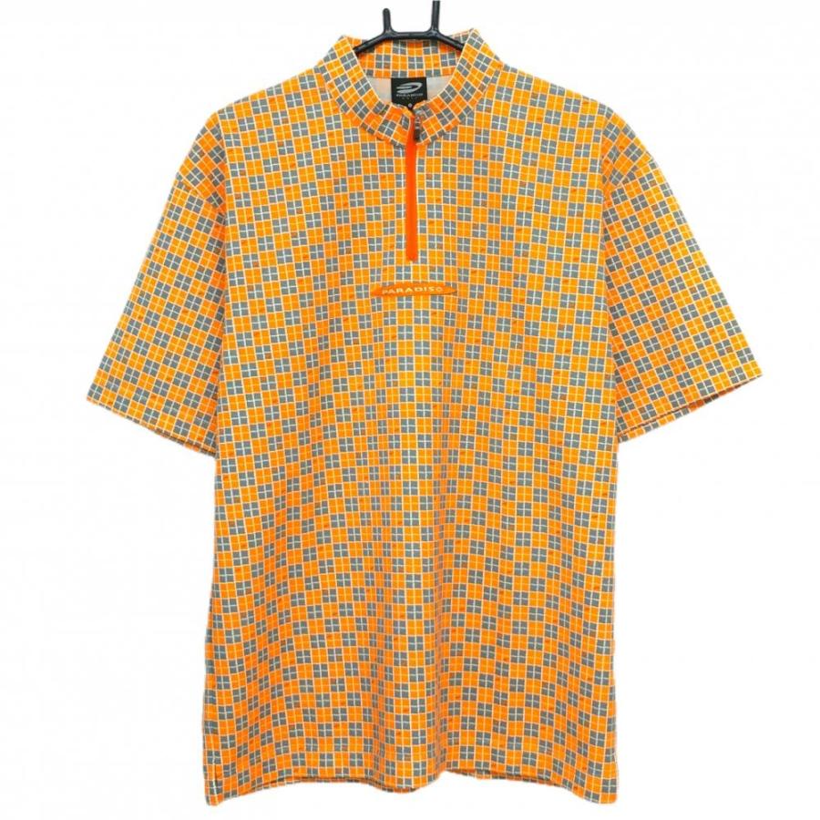 PARADISO 【超美品】パラディーゾ 半袖ハイネックシャツ オレンジ