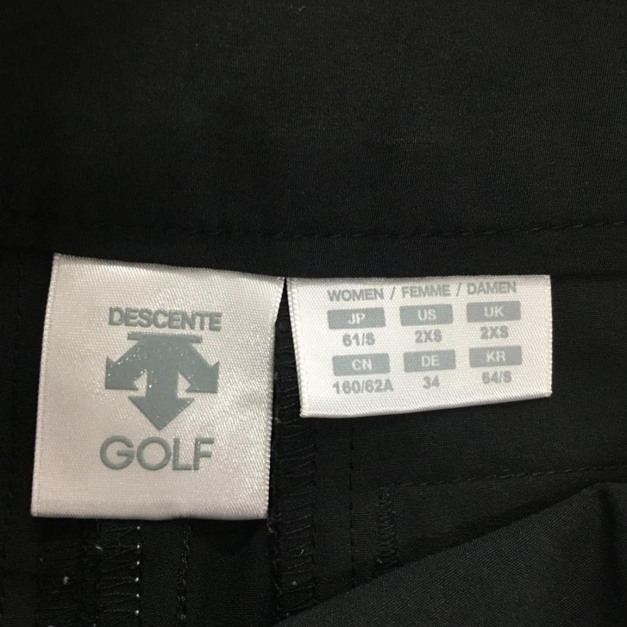 DESCENTE GOLF デサントゴルフ スカート 黒 プリーツ 内側インナー