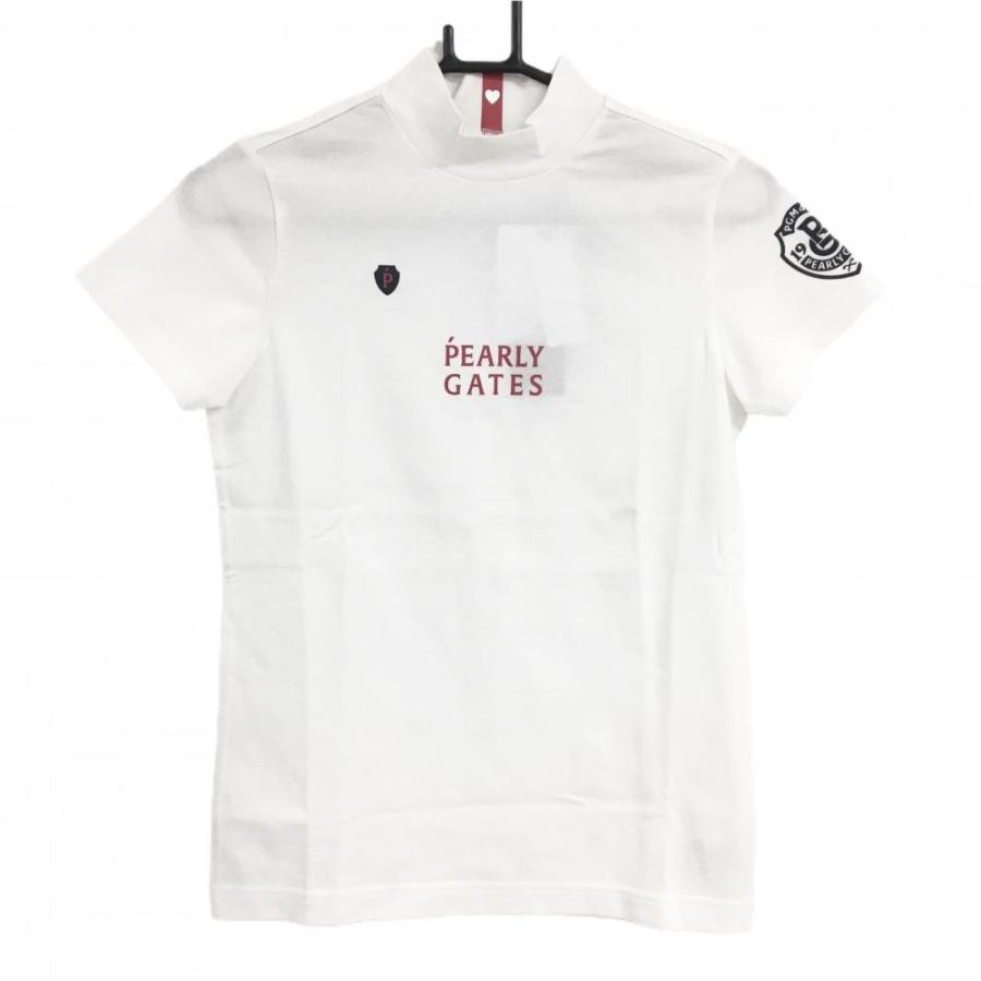 PEARLY GATES 【新品】パーリーゲイツ 半袖ハイネックシャツ 白 PEARLY GATES 【新品】パーリーゲイツ 半袖ハイネックシャツ 白