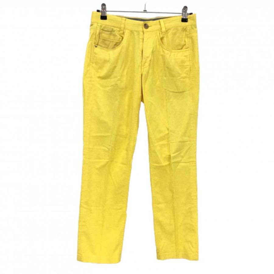 Callaway ゴルフメンズ　イエロー ゴルフパンツ L Callaway キャロウェイ パンツ イエロー シンプル メンズ S