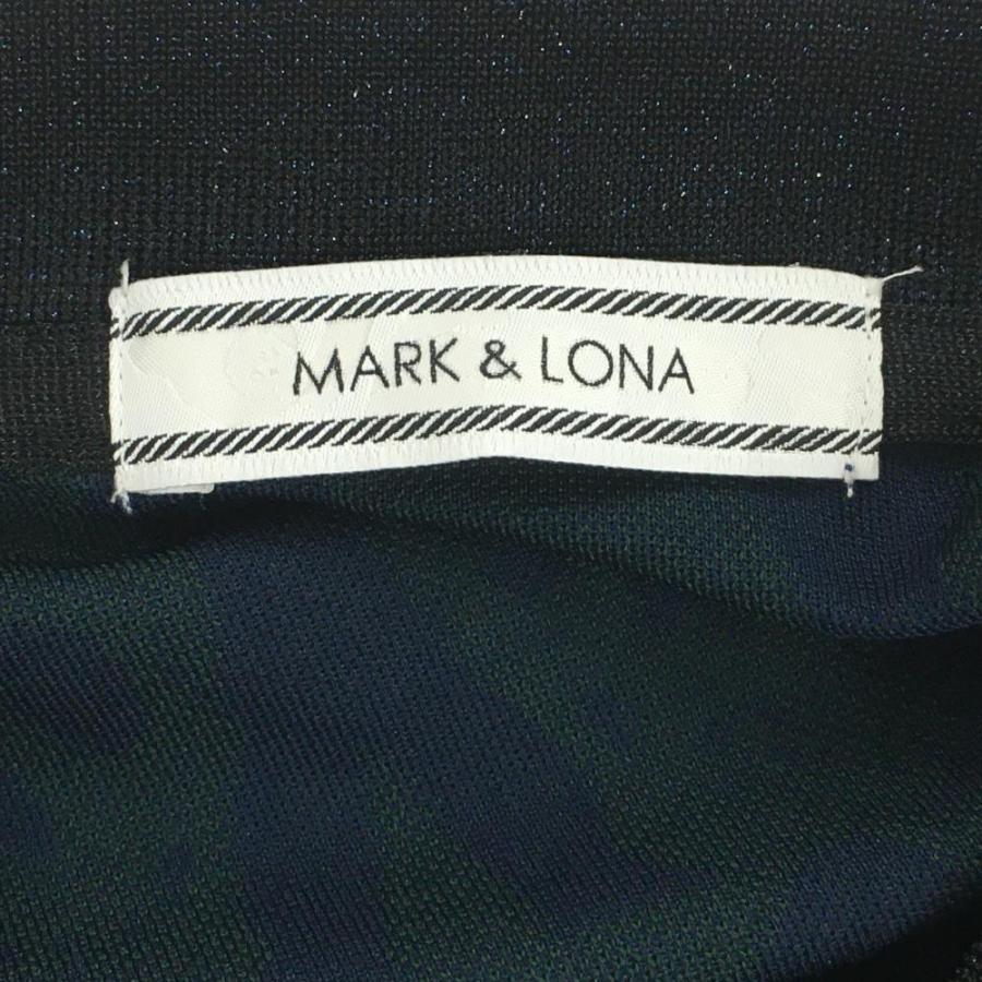 MARK&LONA マークアンドロナ 半袖ポロシャツ グリーン×ネイビー