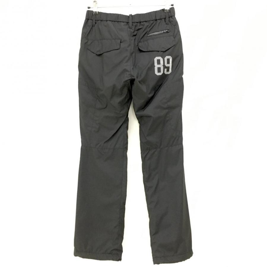 新品】パーリーゲイツ パンツ 黒 蓄熱裏地 裾ドローコード メンズ 3(S