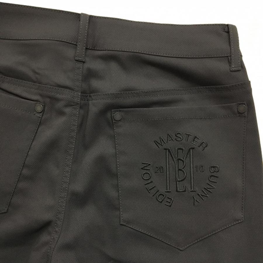 超美品】マスターバニー パンツ ダークブラウン系 ロゴ刺しゅう