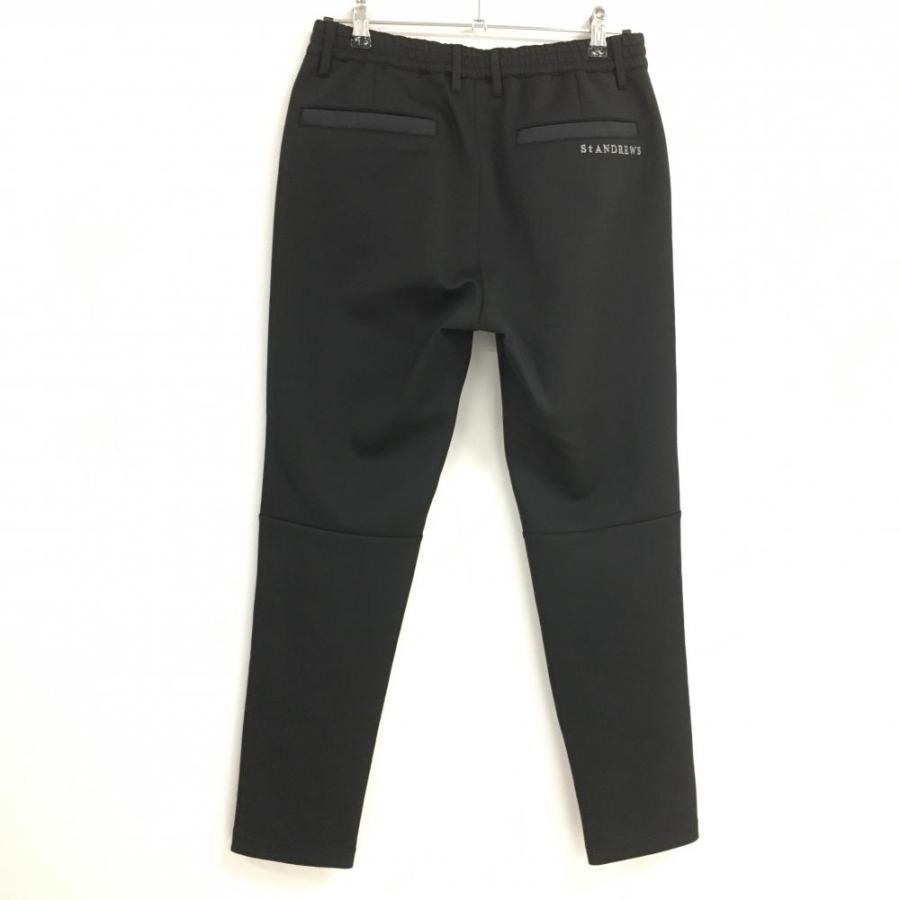 美品】セントアンドリュース パンツ ダンボールニット ロゴシルバー