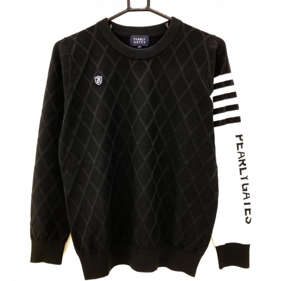 PEARLY GATES ニット　ダイヤモンド柄　セーター PEARLY GATES ダイヤモンド柄 ニットセーター