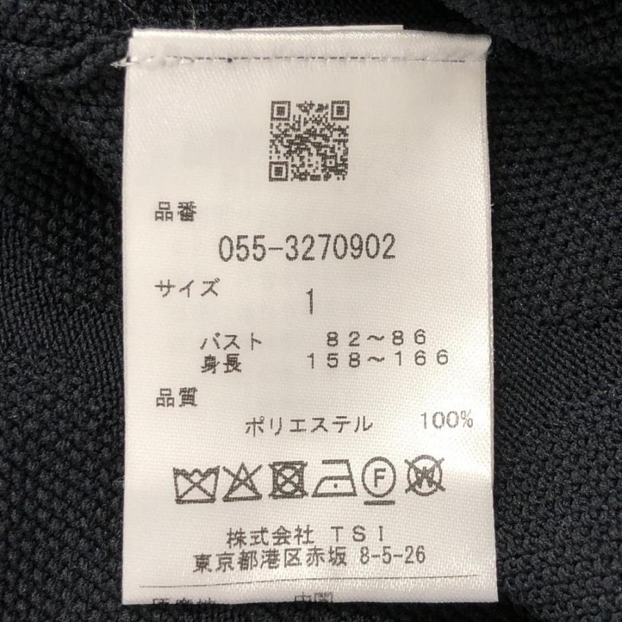 美品】パーリーゲイツ セーター 黒×白 ダイヤ編み 袖一部