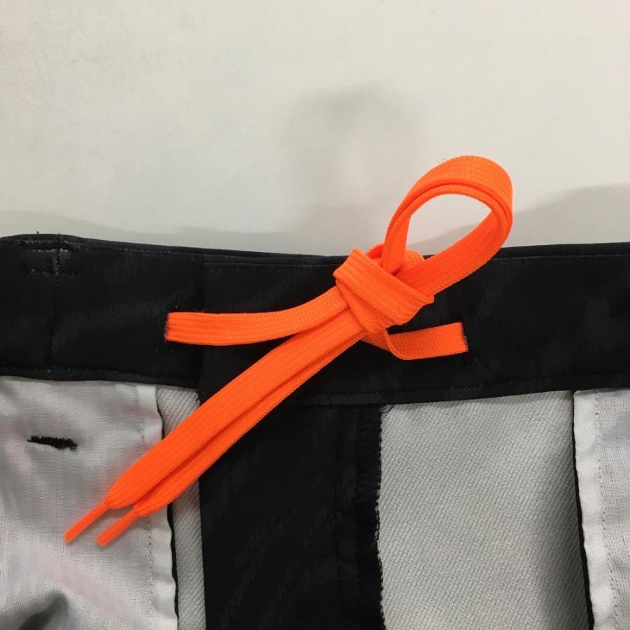 超美品】ニューバランスゴルフ パンツ 黒×グレー ゼブラ調 ウエスト