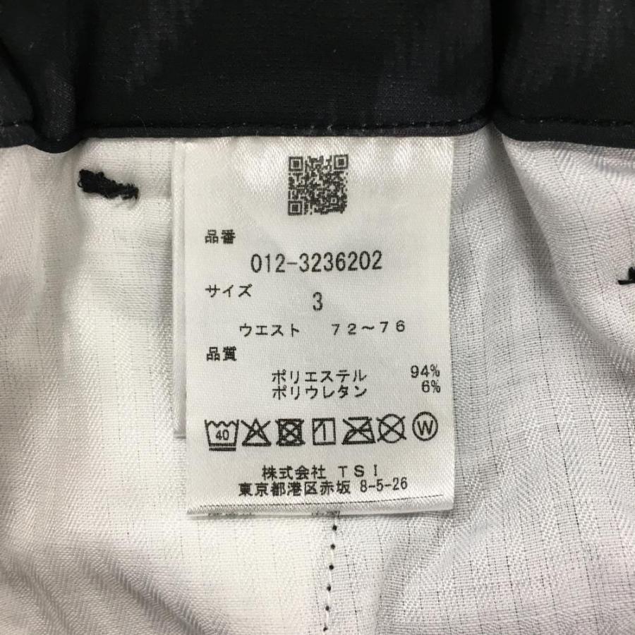 超美品】ニューバランスゴルフ パンツ 黒×グレー ゼブラ調 ウエスト