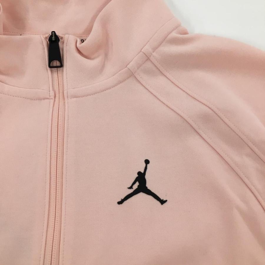 超美品】ナイキ 長袖ハイネックトレーナー ピンク ハーフジップ ロゴ