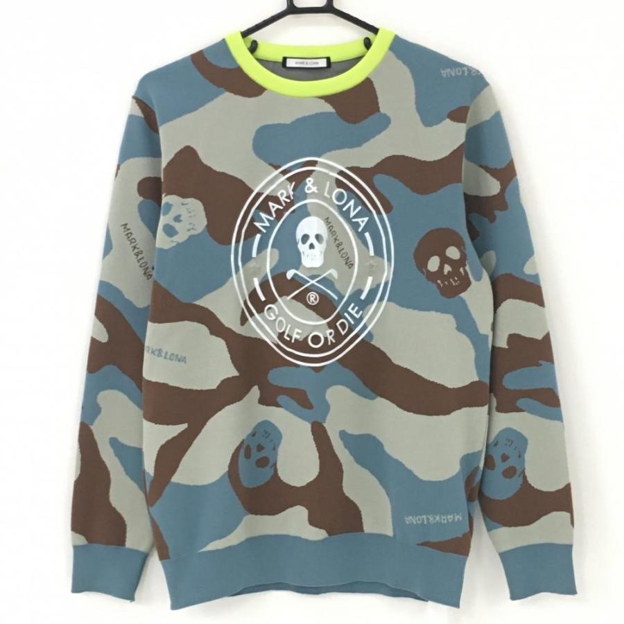 MARK & LONA カモフラージュ柄ニットセーター MARK & LONA カモフラージュ柄ニットセーター MARK & LONA