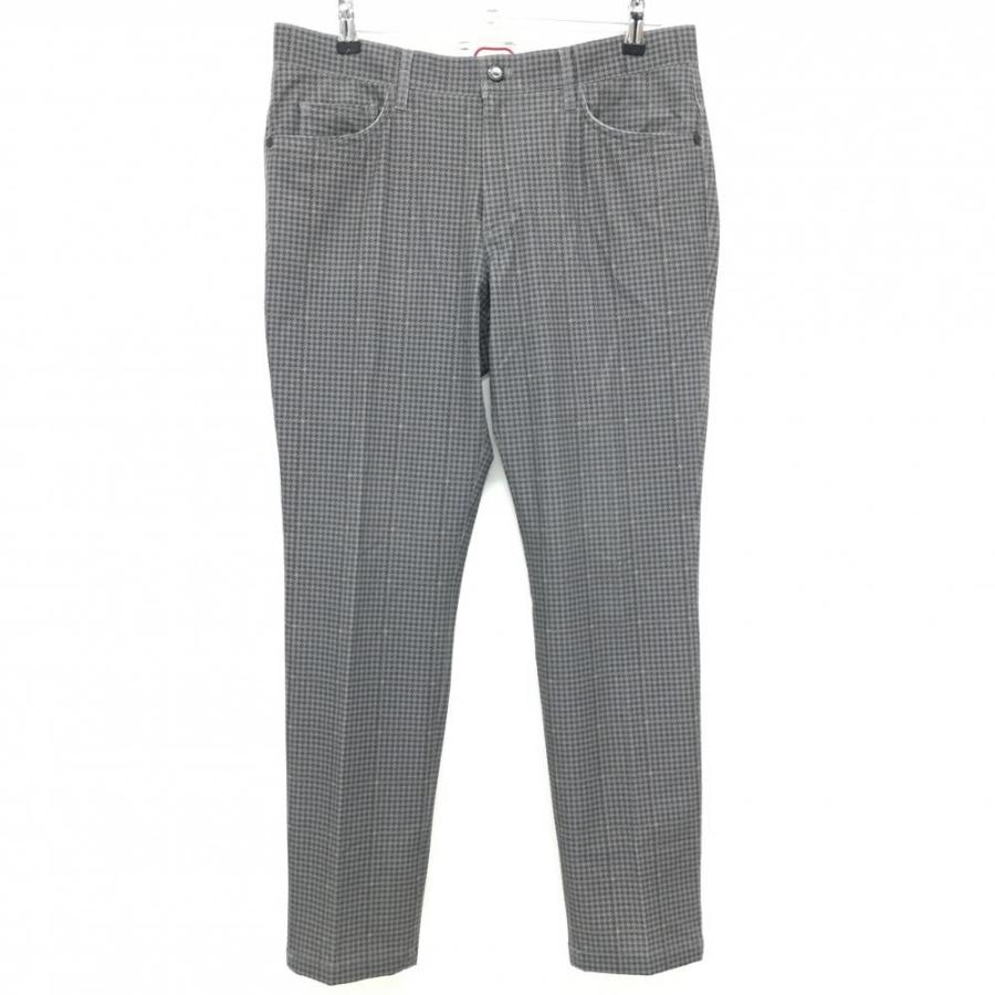 ニューバランスゴルフ パンツ グレー×ベージュ 千鳥格子 格子