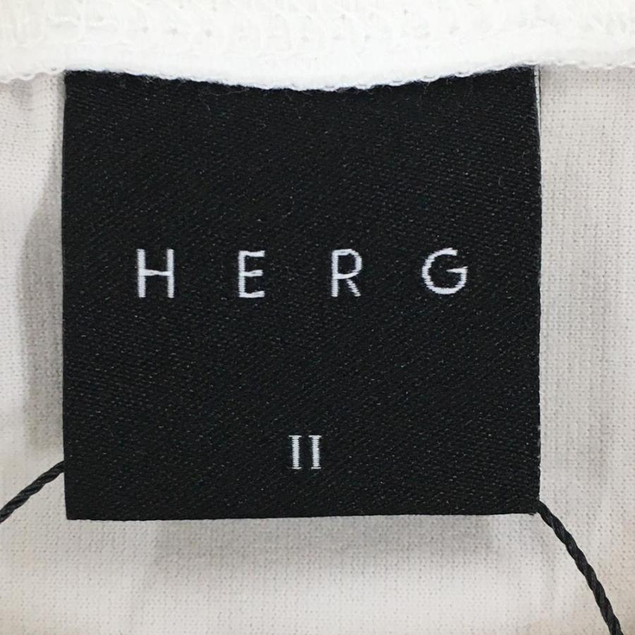 新品】エルグワン ハイネックインナーシャツ ライトグレー×白