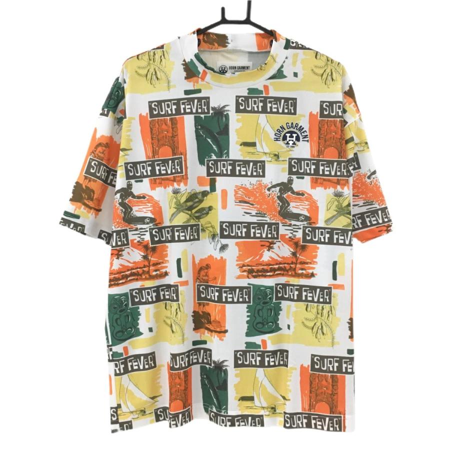 horn garment オレンジゴルフシャツ horn garment オレンジゴルフシャツ