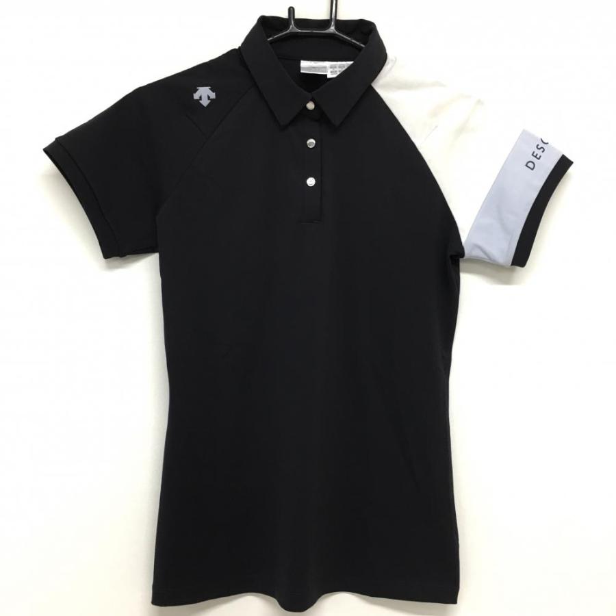 DESCENTE GOLF 【超美品】デサントゴルフ 半袖ポロシャツ ダーク 