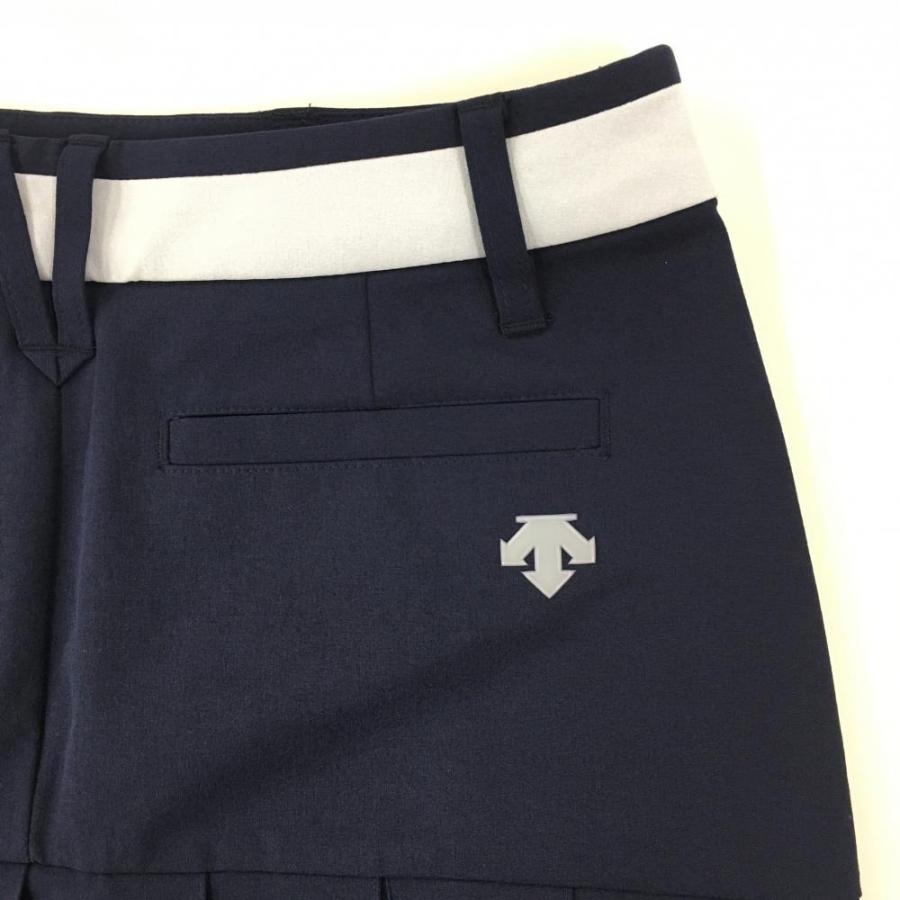 DESCENTE GOLF デサントゴルフ スカート ネイビー×ライトブルー 一部 