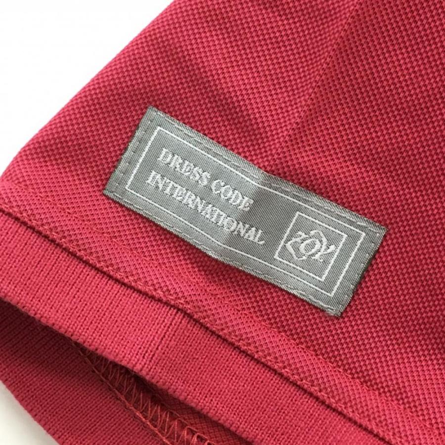 ZOY（ゾーイ） 【新品】ゾーイ 半袖ポロシャツ レッド系 ロゴ刺しゅう
