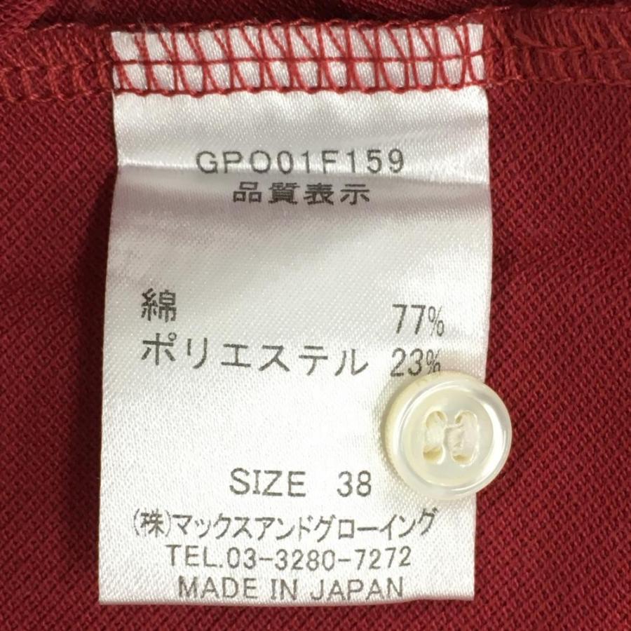 ZOY（ゾーイ） 【新品】ゾーイ 半袖ポロシャツ レッド系 ロゴ刺しゅう