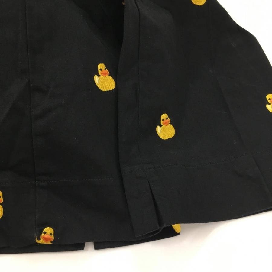 【公式サイト限定品】LOUDMOUTH XXLサイズ アヒル柄 ラウドマウス ラウドマウス パンツ 黒×イエロー アヒル柄 バックロゴ メンズ 34X32L