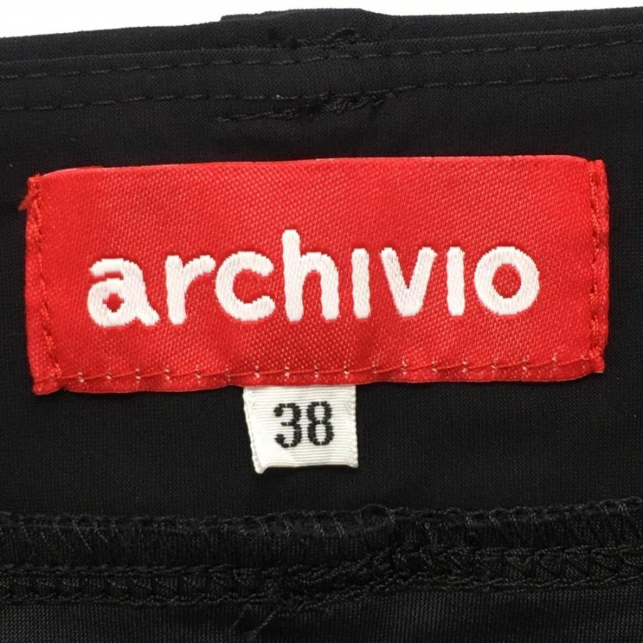 archivio（アルチビオ） 【超美品】アルチビオ スカート 黒×白 サイド