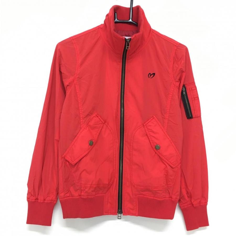 マスターバニー ブルゾン レッド 薄手 蓄熱裏地 レディース 0(S