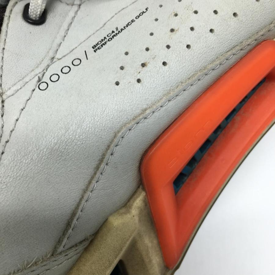 エコー ゴルフシューズ グレー×黒 サイドパンチング BIOM