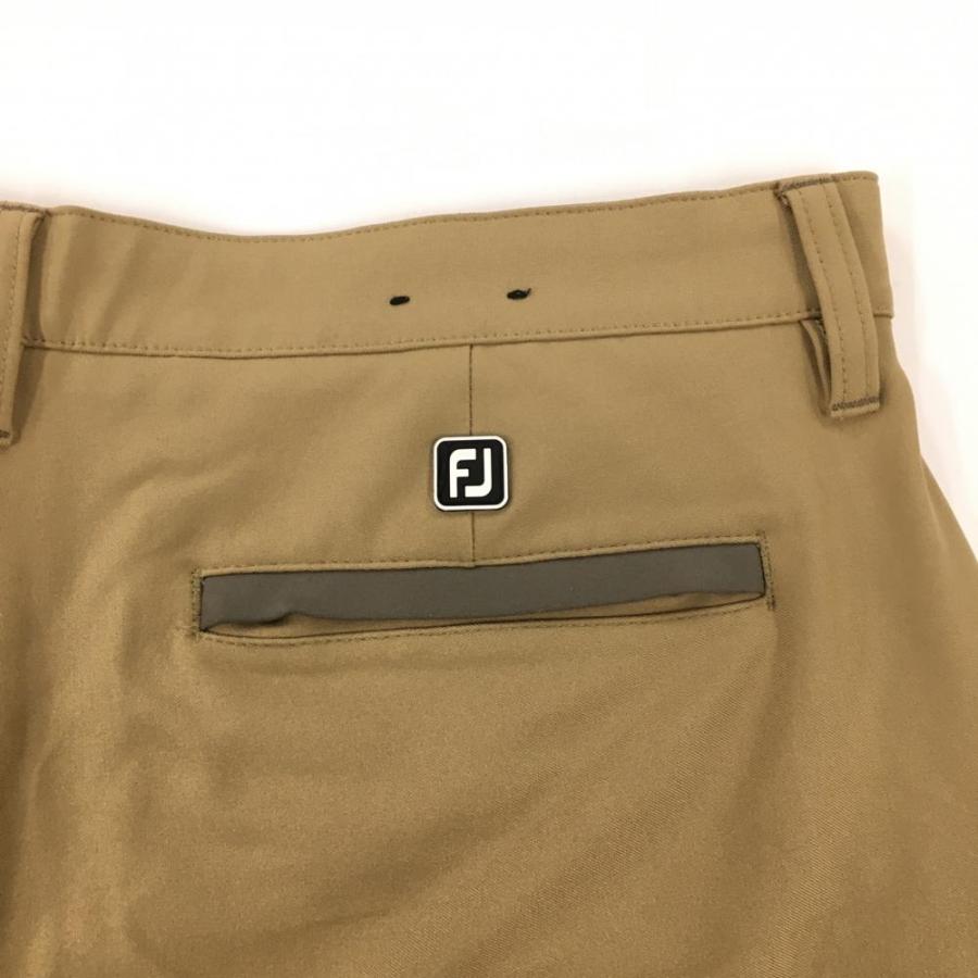 フットジョイ ストレッチパンツ ライトブラウン 無地 メンズ W36