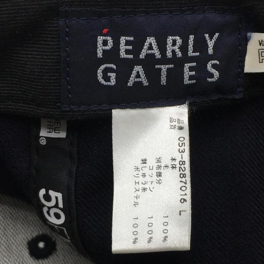 パーリーゲイツ×PEANUTS フラットキャップ ネイビー×白 パーリーゲイツ×PEANUTS フラットキャップ ネイビー×白