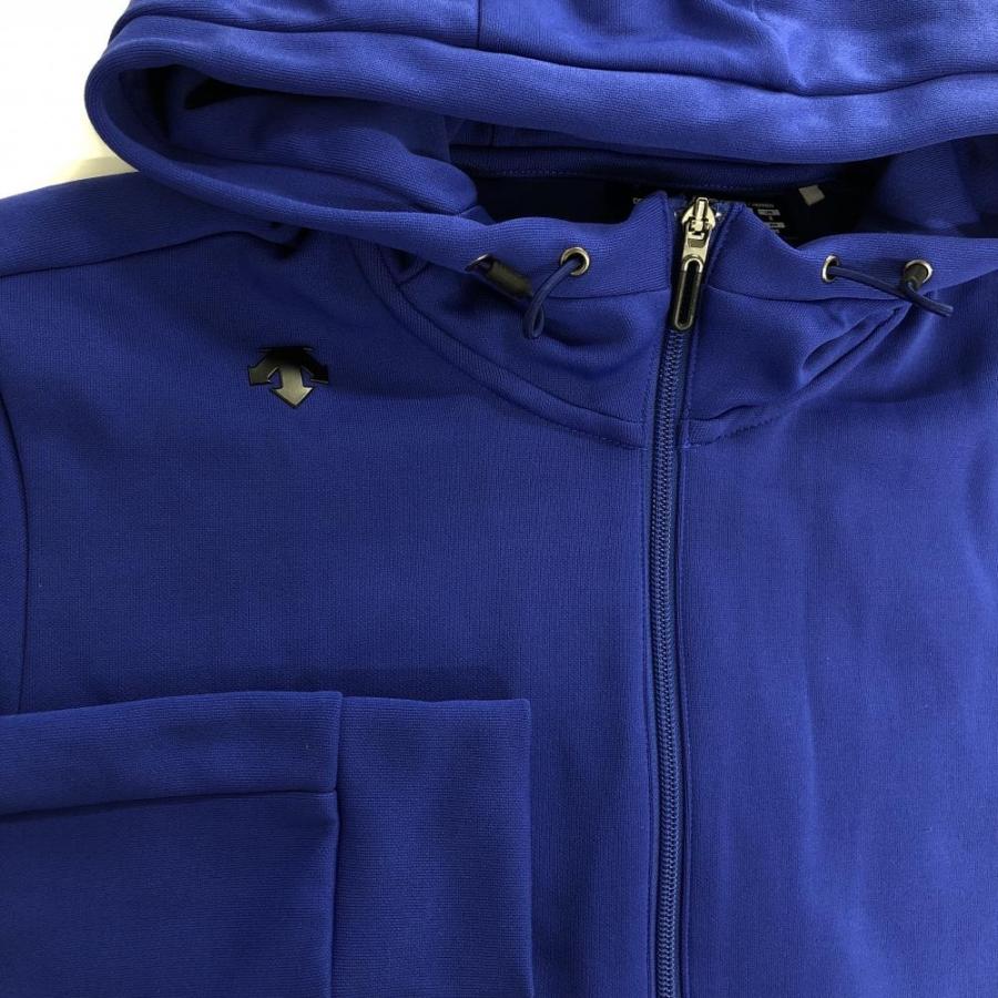 超美品】デサントゴルフ ジップパーカー ブルー×黒 ジップ 超美品】デサントゴルフ ジップパーカー ブルー×黒 ジップ