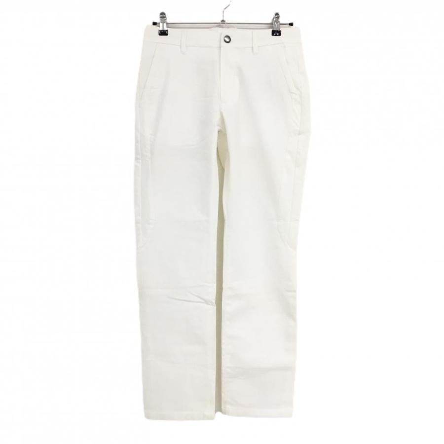 デサントゴルフ パンツ 白 ストレッチ 中田英寿 メンズ 76/S ゴルフ