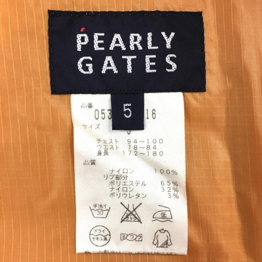 PEARLY GATES 【超美品】パーリーゲイツ 半袖ナイロンスニード PEARLY GATES 【超美品】パーリーゲイツ 半袖ナイロンスニード