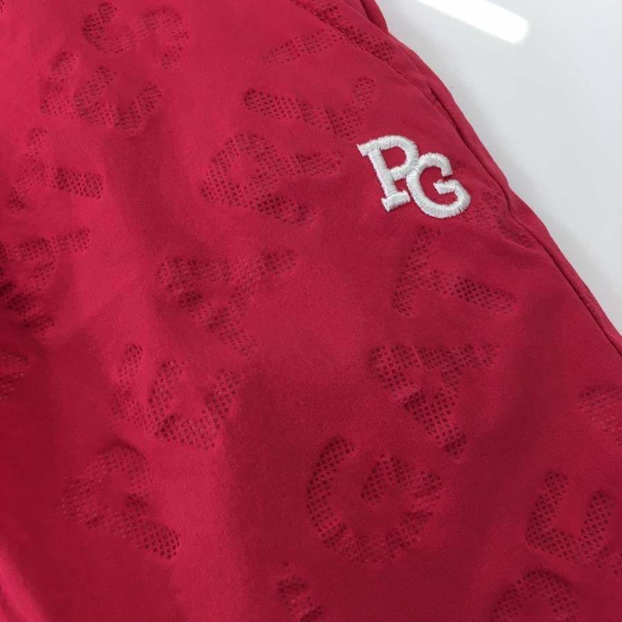 PEARLY GATES（パーリーゲイツ） ナイロンスカート ピンク ロゴ織生地