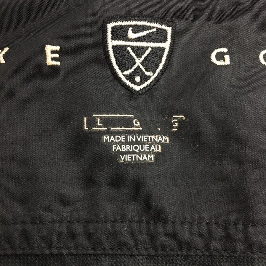 NIKE（ナイキ） アウターベスト 黒 Vネック ロゴ刺しゅう メンズ L