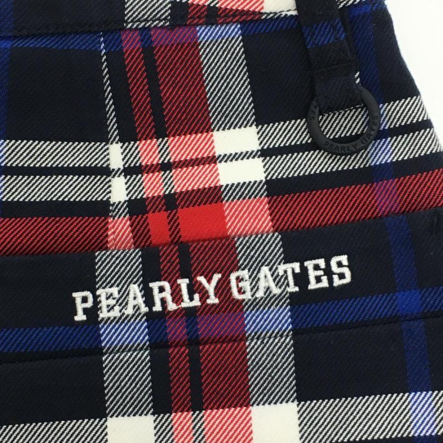 PEARLY GATES（パーリーゲイツ） スカート ダークネイビー×レッド