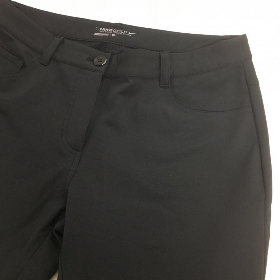 ナイキゴルフ パンツ 黒 裏微起毛 レディース 8 ゴルフウェア NIKE