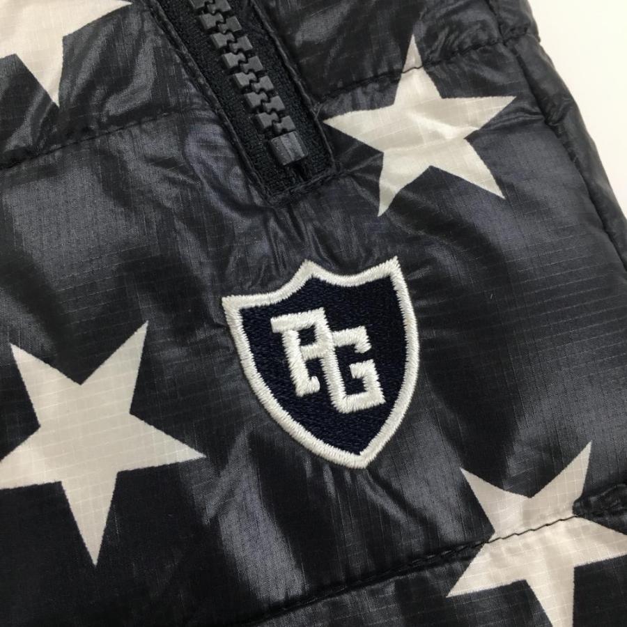 PEARLY GATES 星柄ダウンスカートサイズS 超美品】パーリーゲイツ リバーシブルダウンスカート ネイビー×白 星柄