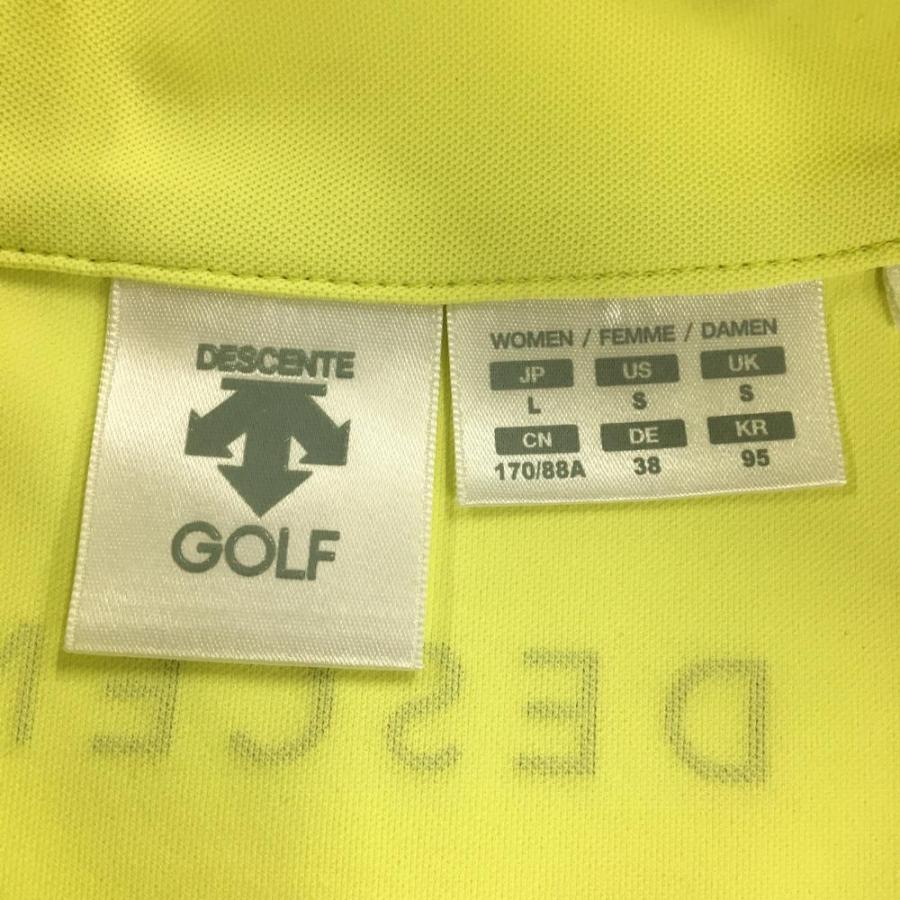 DESCENTE GOLF デサントゴルフ ノースリーブワンピース ライトグリーン
