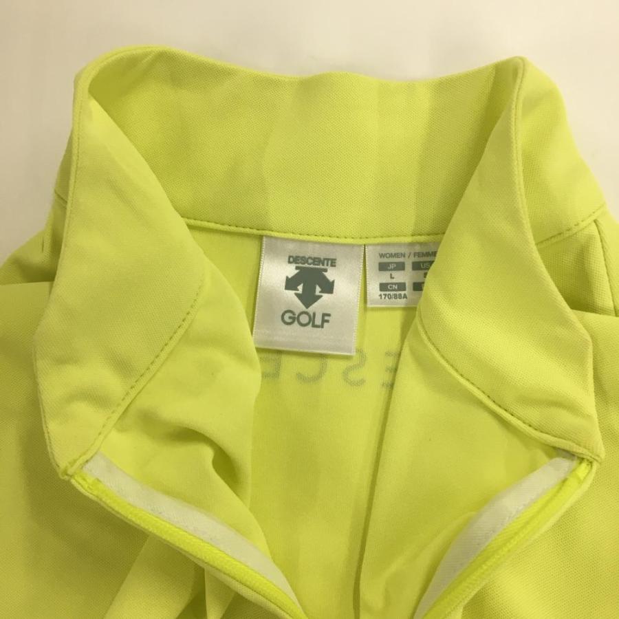 DESCENTE GOLF デサントゴルフ ノースリーブワンピース ライトグリーン