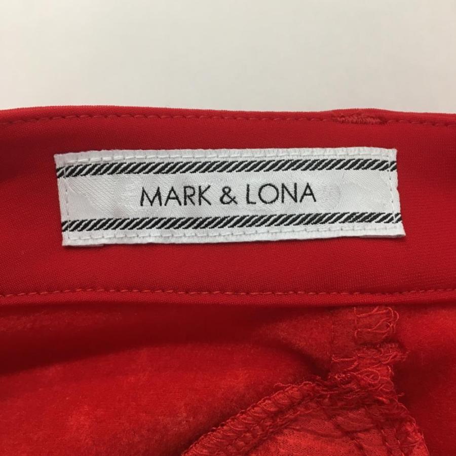 MARK&LONA 【新品】マークアンドロナ スカート レッド 裾ロゴ MARK&LONA 【新品】マークアンドロナ スカート レッド 裾ロゴ